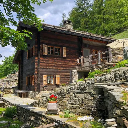 Chalet Bildji By Interhome 木屋 Staldenried
